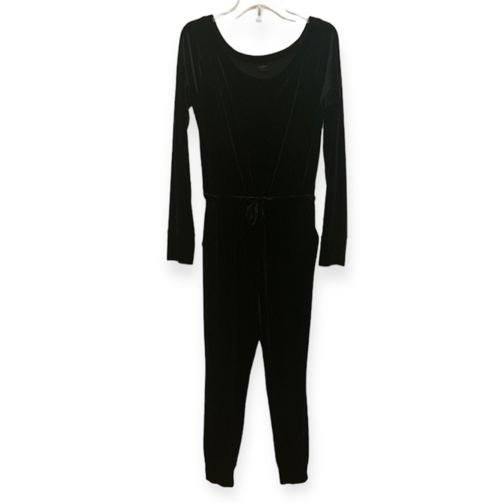 Material girl active medium‎ velvet jumpsuit